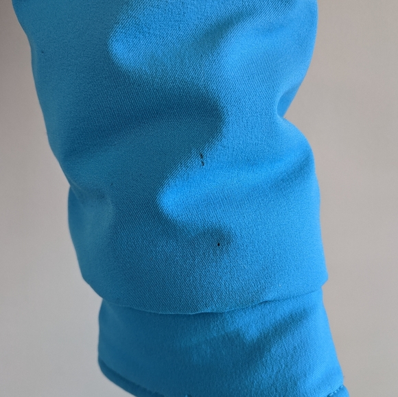 Vintage Innsbruck Ski Snow Suit Bright Blue Size Small 2 Piece Jacket Overalls - Picture 9 of 16